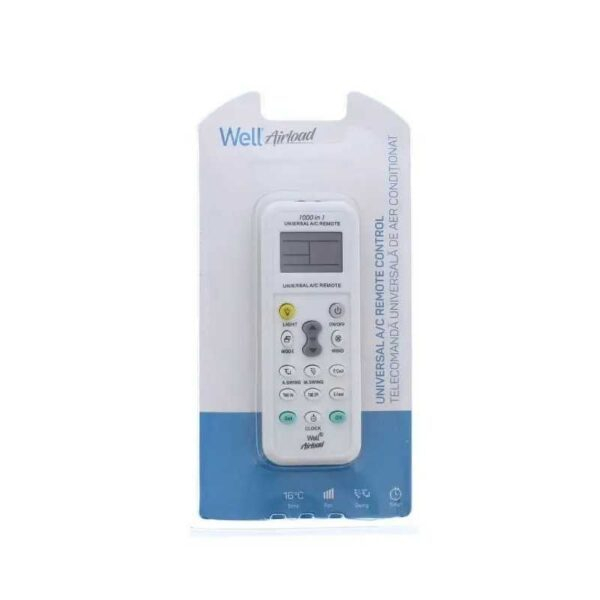 Telecomanda universală pentru aer condiționat Well RC-AC-AIRLOAD-WL – Compatibil cu branduri precum Daikin, LG, Samsung și altele [2]