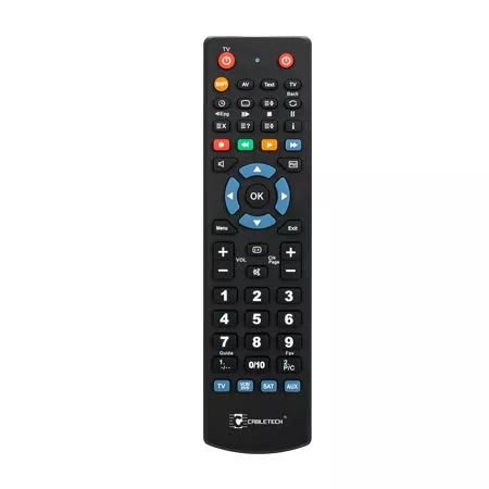 Telecomanda universala programabila 4in1 Cabletech CLR7980-E4 pentru control maxim patru aparate cu senzor IR separat [1]