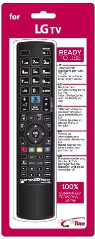 Telecomanda Universala TV LCD LG Jolly compatibila cu televizoare LED, LCD, plasma, alimentare baterii AAA, culoare negru [3]