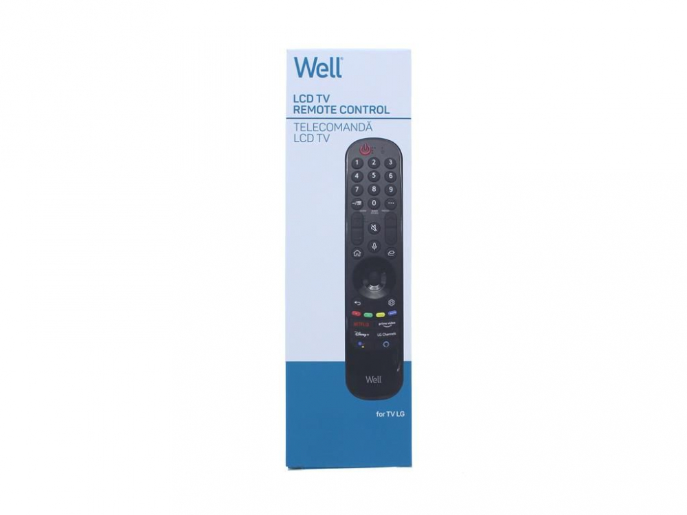Telecomandă Universală TV LCD LG Well LG02 – Compatibil Netflix, Prime Video, Disney+ și distanță de funcționare 10m [2]