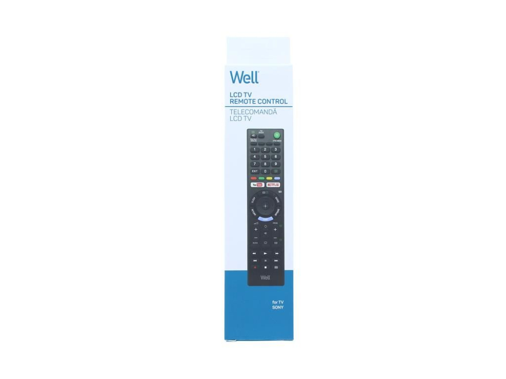 Telecomandă Universală TV LCD Sony – Ușor de Utilizat, Compatibil Netflix și YouTube, Distanță 10m, Baterii AAA Incluse [2]
