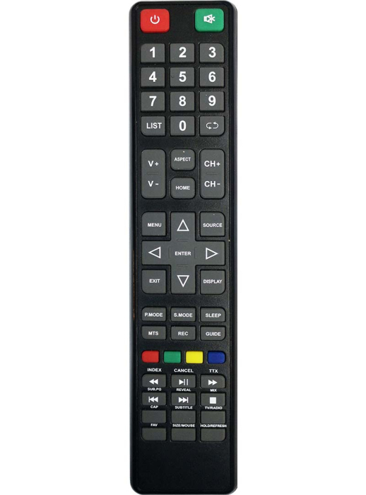 Telecomanda VISION V1 pentru TV Vision Vortex IR 1027, compatibilă cu brandul Vision, lungime standard. [2]