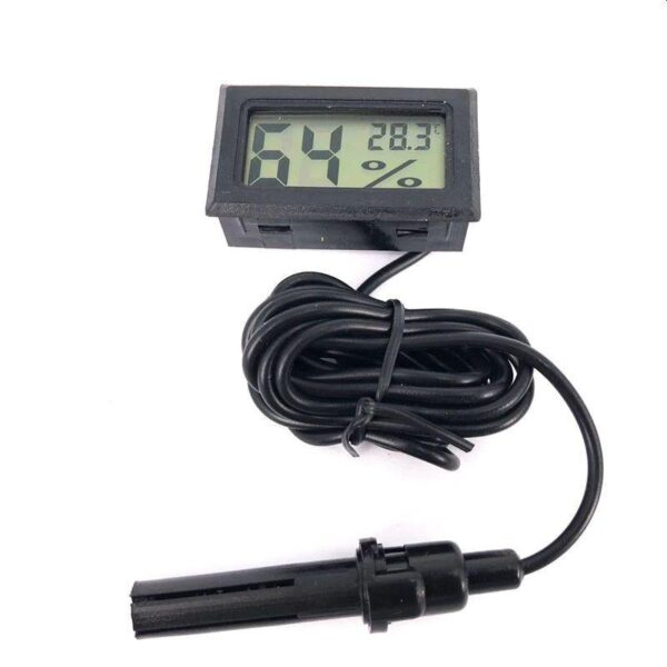 Termometru și higrometru LCD cu sonda – măsurare precisă a temperaturii și umidității în orice mediu [2]