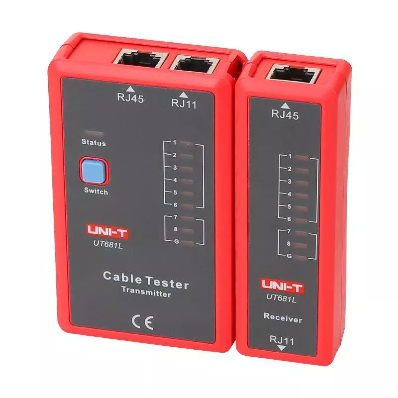 Tester cabluri RJ45/RJ11 UNI-T UT681L – Rapid și precis pentru instalatori și întreținere [1]