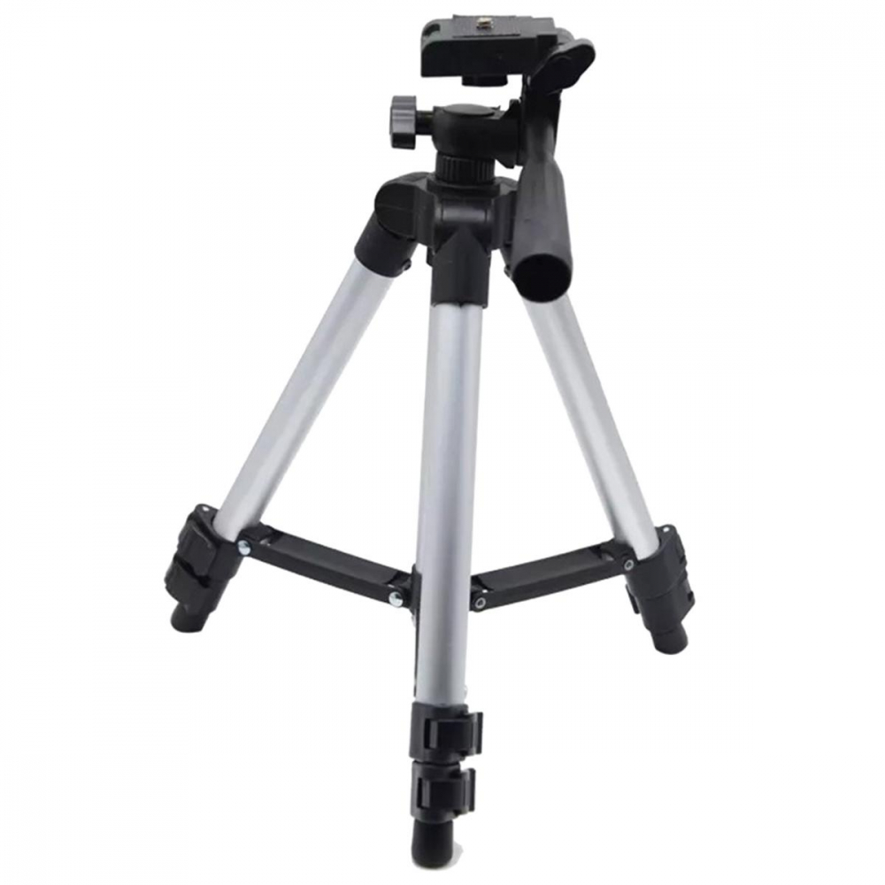 Trepied fotografic din aluminiu, compact cu suport mobil 3D + Telecomandă Bluetooth – Stabilitate și versatilitate pentru fotografiile tale [7]