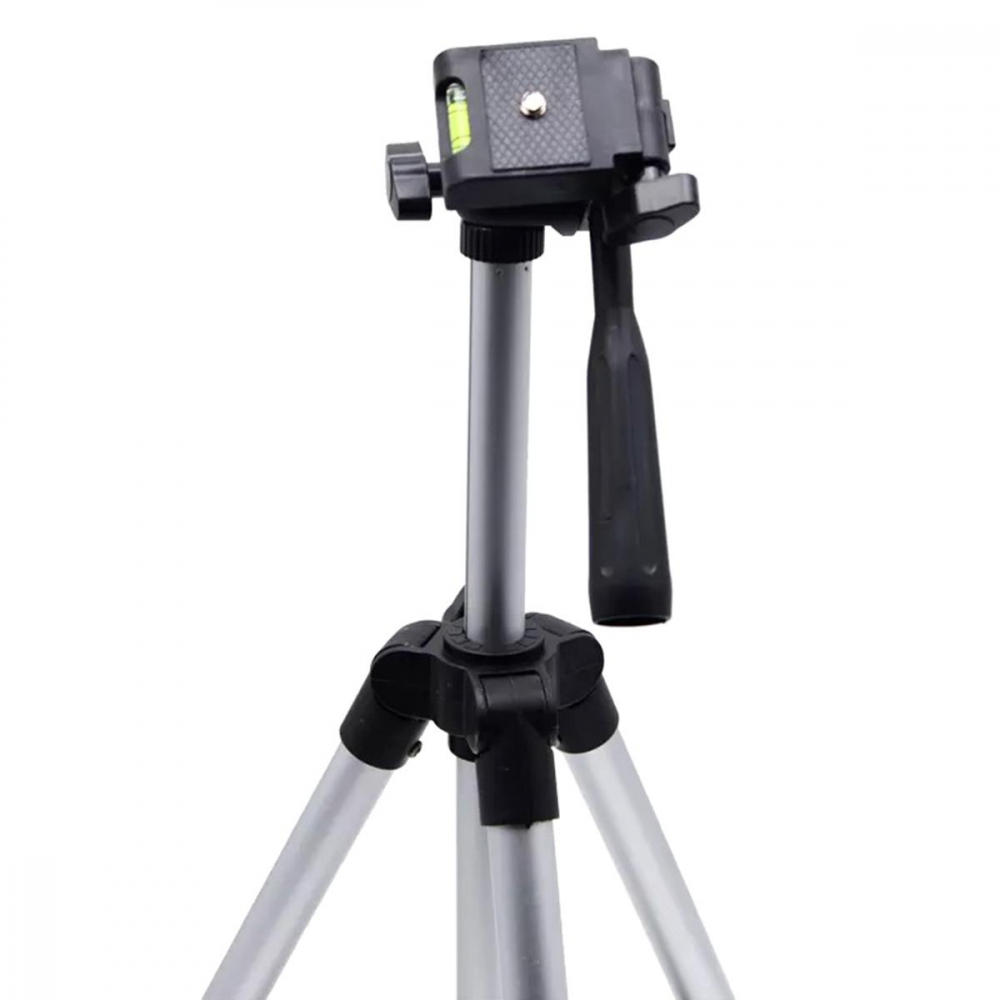 Trepied fotografic din aluminiu, compact cu suport mobil 3D + Telecomandă Bluetooth – Stabilitate și versatilitate pentru fotografiile tale [5]