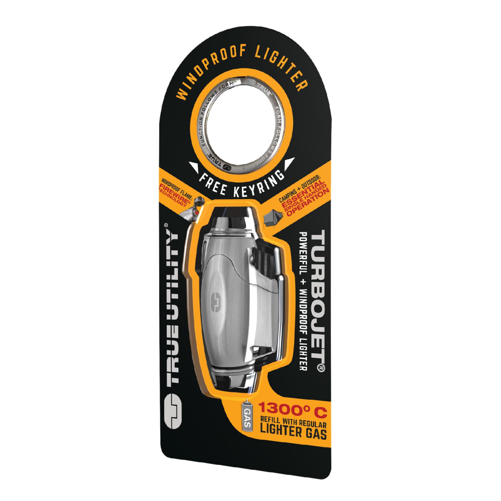 TRUE UTILITY FIREWIRE TURBOJET LIGHTER TU407K – bricheta de furtună puternică și compactă – IoElectronice.ro [6]