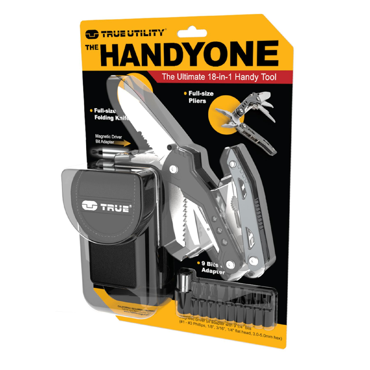 TRUE UTILITY HANDYONE TU181 18 in 1 din otel inoxidabil - IoElectronice.ro [6]