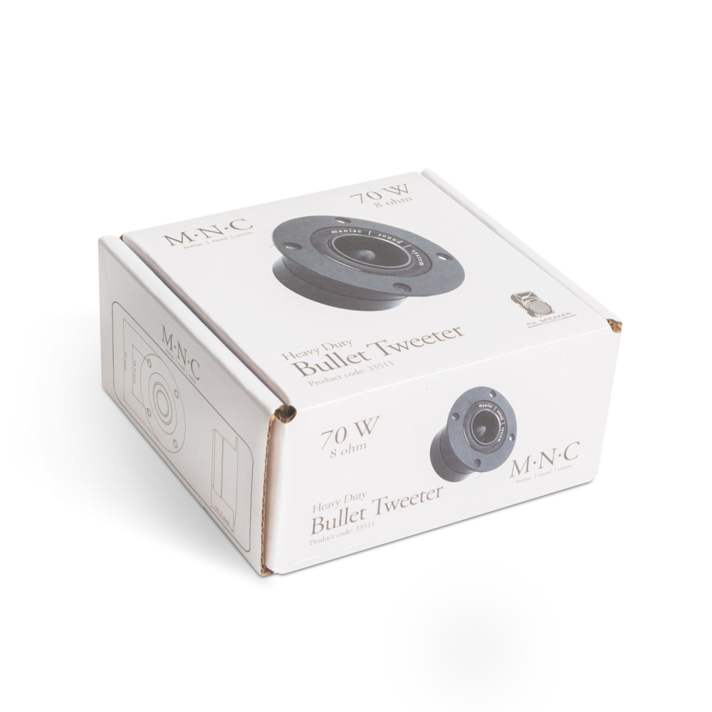 Tweeter Profesional 70W 8Ω, Difuzor Înaltă Performanță 2kHz-20kHz, 100x40mm M`N`C [4]