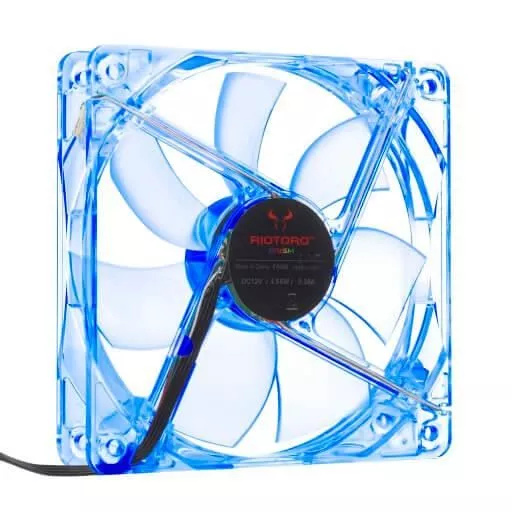 Ventilator PC 120mm iluminare albastră Riotoro Cross-X Clear [3]