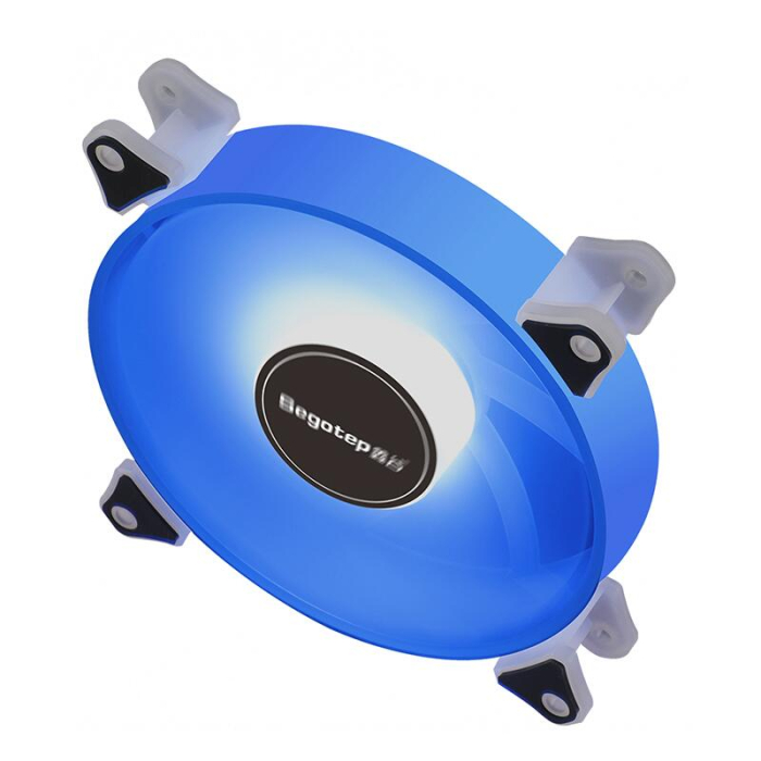 Ventilator Segotep HB-12 120mm 12V negru aRGB LED, Hydraulic Bearing, 600-1800RPM, 4pin/3pin, anti-vibratii [3]