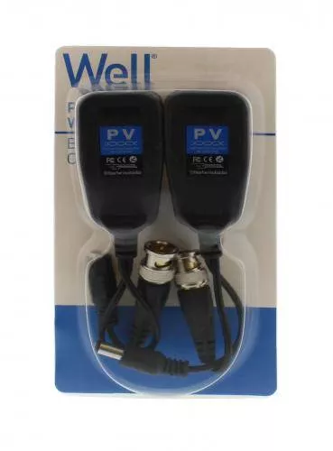 Video balun HD pasiv cu alimentare, RJ45, marca Well – Soluție eficientă pentru transmisie video sigură [3]