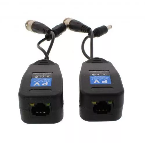 Video balun HD pasiv cu alimentare, RJ45, marca Well – Soluție eficientă pentru transmisie video sigură [1]