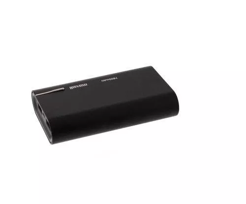 Acumulator extern PowerBank 7800mAh negru Maxell cu conector USB micro și USB A, tensiune 5V. [3]