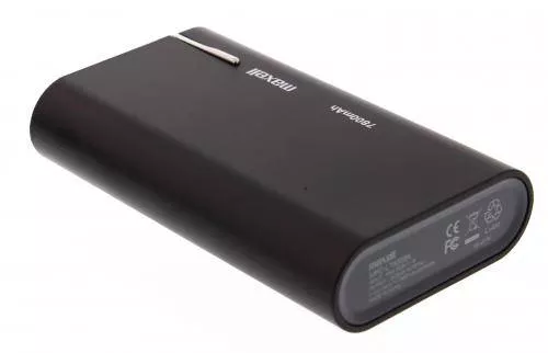 Acumulator extern PowerBank 7800mAh negru Maxell cu conector USB micro și USB A, tensiune 5V. [2]