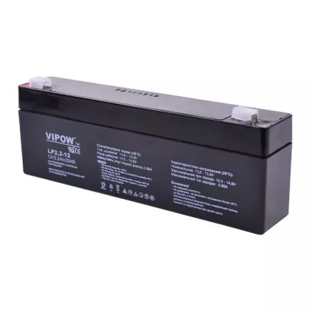 Electrice - Acumulator Gel Plumb 12V 2.2Ah Vipow – Performanță și Durabilitate pentru Echipamentele Tale