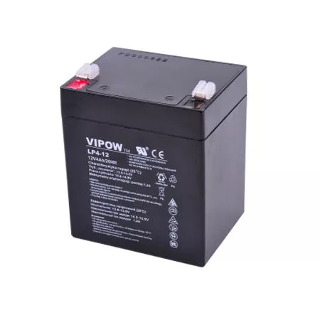 Electrice - Acumulator gel plumb 12V 4Ah Vipow – IoElectronice.ro