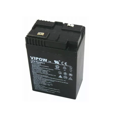 Electrice - Acumulator gel plumb 6V 4Ah Vipow – IoElectronice.ro