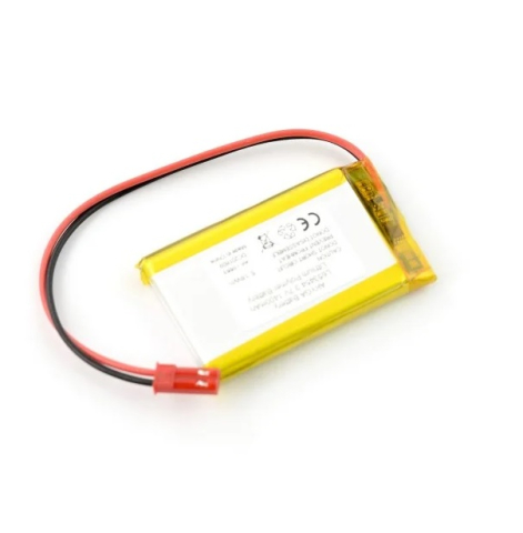 Electrice - Acumulator Lithium Polymer 14160 1400mAh 1S 3.7V fir cu conector JST-BEC 54x34x7mm AKYGA Battery – IoElectronice.ro