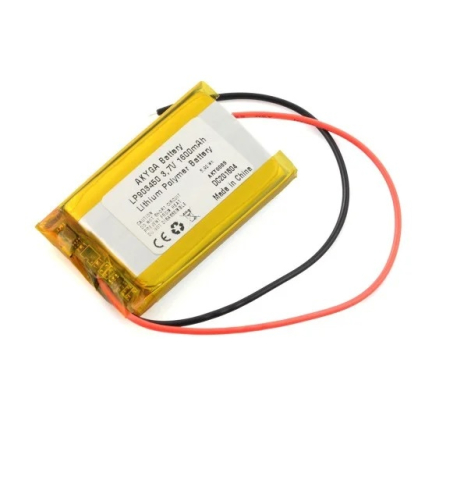 Acumulator - Acumulator Lithium Polymer 14407 1600mAh 3.7V AKYGA Battery cu cablu 150mm, dimensiuni 50x34x9mm