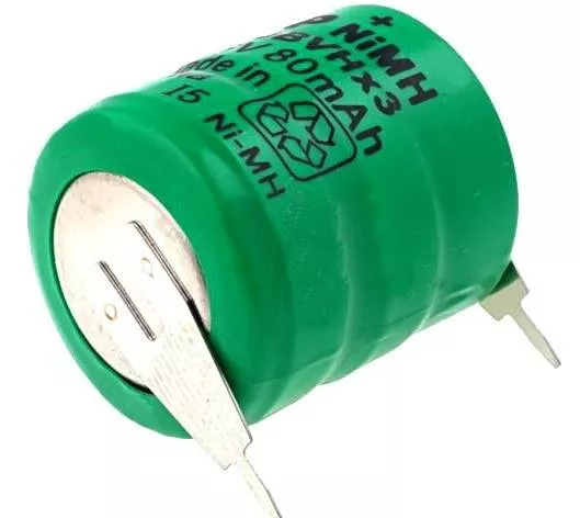 Acumulator - Acumulator NI-MH 3.6V 80mAh cu Terminale – Performanță și Durabilitate pentru Backup și Lipire