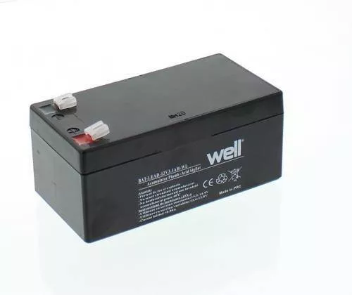 Electrice - Acumulator plumb acid 12V 3.3Ah Well – Soluție fiabilă pentru backup și sisteme de alarmă