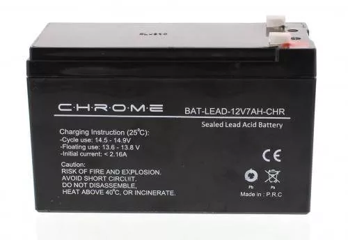 Electrice - Acumulator plumb acid 12V 7Ah Chrome 151x65x95mm SLA AGM 6 luni garanție