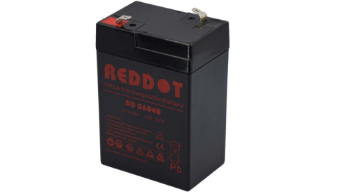 Acumulator - Acumulator plumb-acid REDDOT 6V 4Ah DD06040 70x47x101mm Faston 187-4.8mm – IoElectronice.ro