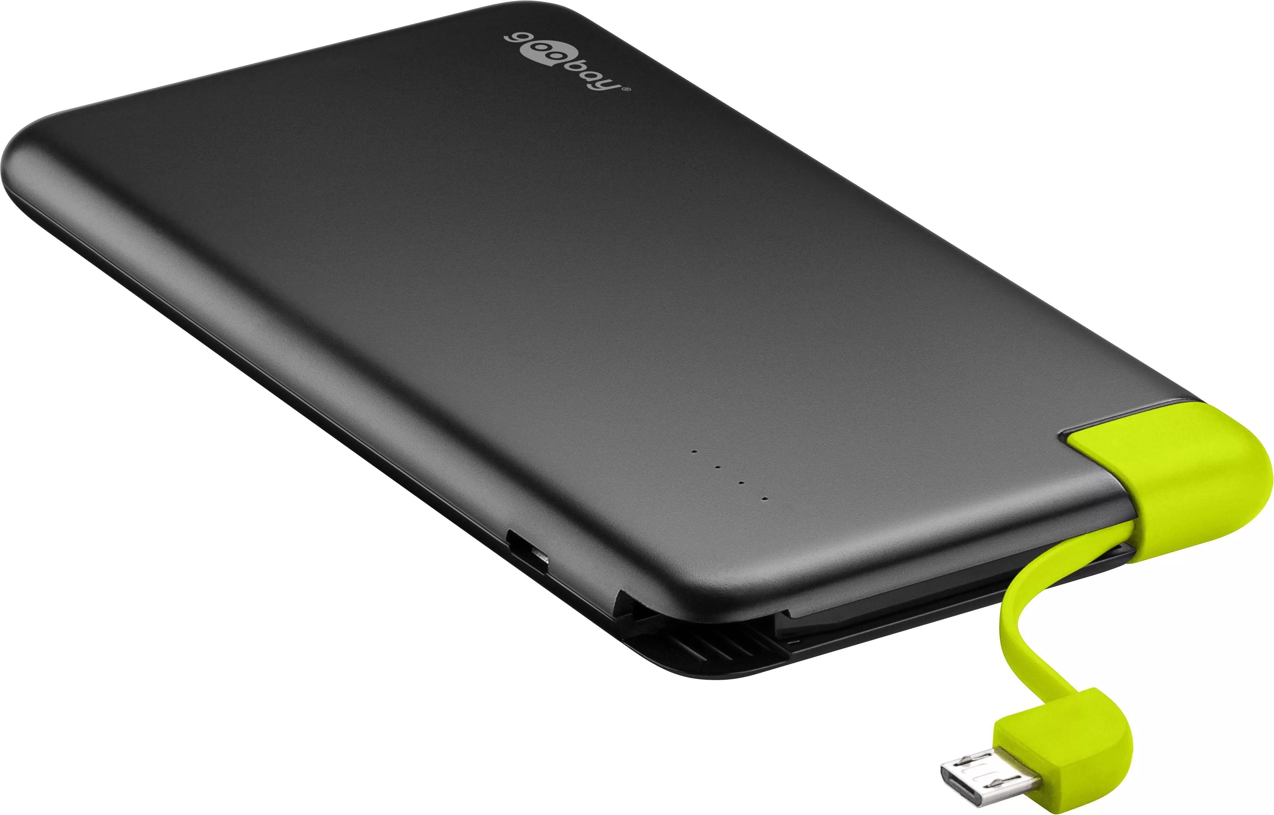 Baterii externe - Powerbank Li-Polimer 4000mAh cu Cablu Micro USB – Baterie Externă Portabilă, Compactă și Ușor de Folosit