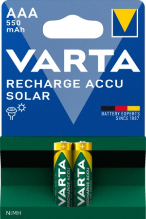 Acumulator - Acumulatori Varta 56733 SOLAR R3 AAA Ni-MH 550mAh 1.2V 2buc/blister