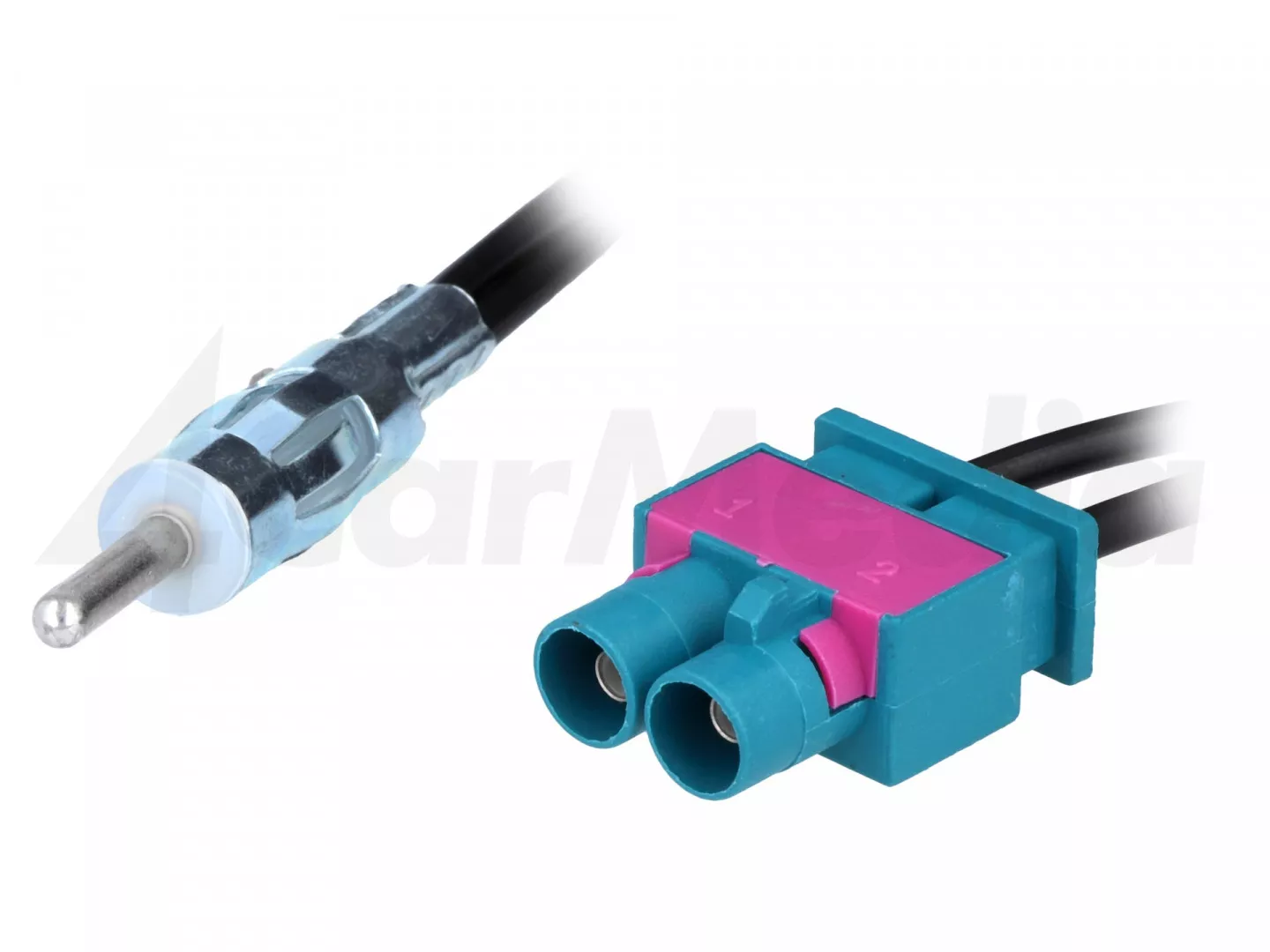 Adaptoare fakra - Adaptor antena DIN mufa - Fakra mufa x2 4CarMedia - IoElectronice.ro