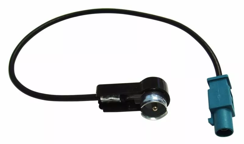 Adaptor antenă radio auto FAKRA tata la ISO DIN tata 90 grade 4CarMedia ZRS-GOLFV-ISO, cablu adaptor, conector ISO, radio, Fakra. [1]