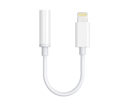 Cabluri telefon-tableta - Adaptor Apple Lightning tata - Jack 3.5 mm mama alb AUX005 Choetech – IoElectronice.ro