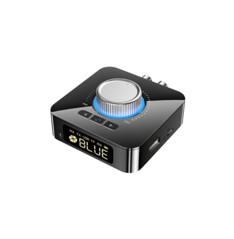 Adaptoare Toslink - Adaptor audio DIGITAL RX/TX la ANALOGIC 2x RCA + Bluetooth/USB/Card MicroSD + JACK 3.5 mm + potentiometru volum + telecomandă M – IoElectronice.ro