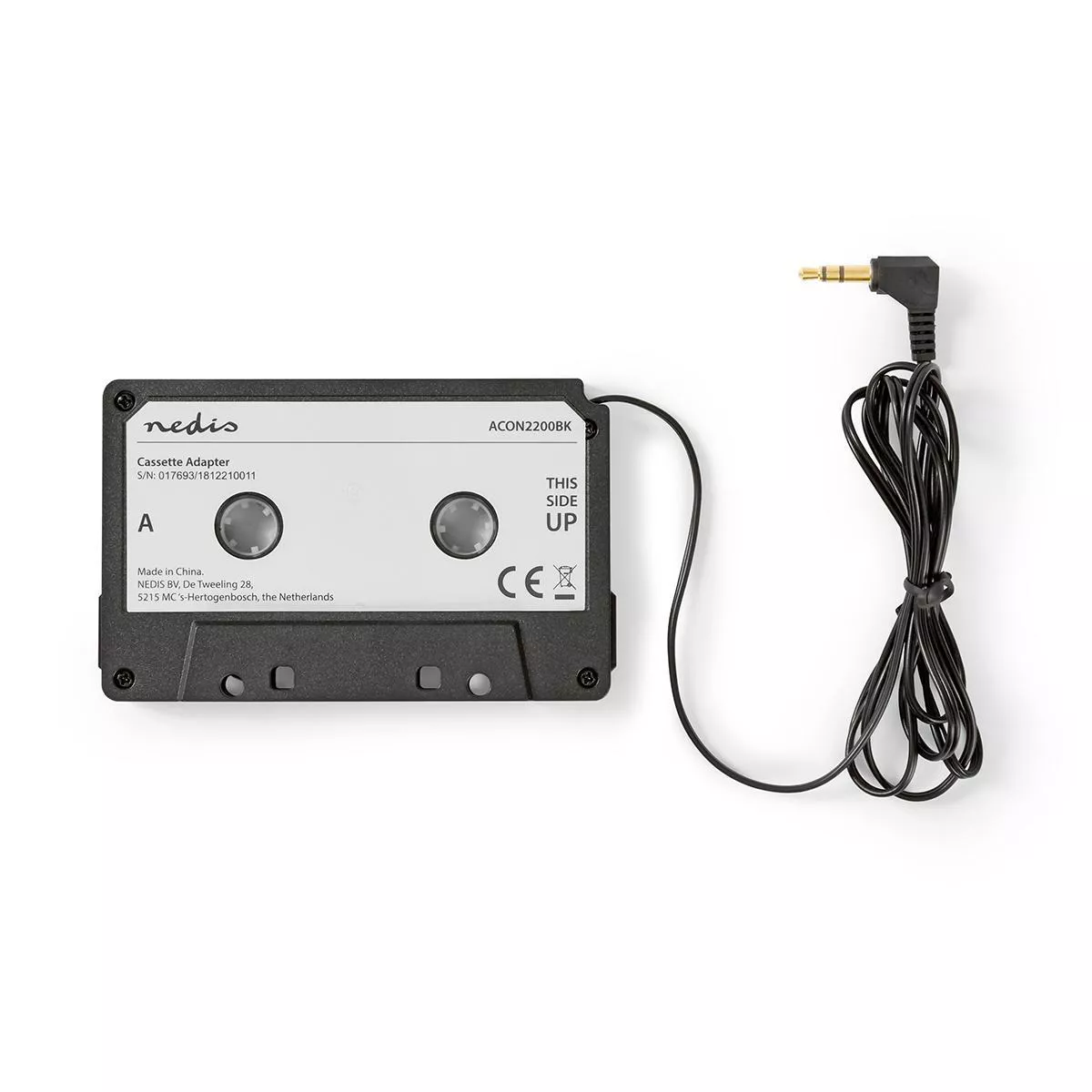 Accesorii Auto - Adaptor Casetă Auto Jack 3.5 mm Nedis – Conexiune Ușoară pentru Muzică de Calitate