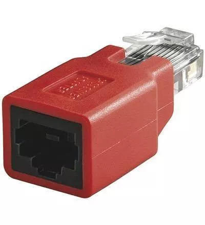Adaptoare retea RJ45 - Adaptor crossover RJ45 tata la RJ45 mama Goobay - IoElectronice.ro