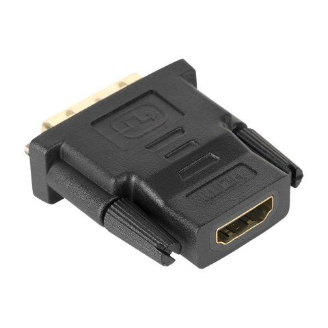 Adaptor DVI-D 24+1 tata la HDMI mama v1.4 High Speed cu Ethernet Cabletech negru [1]