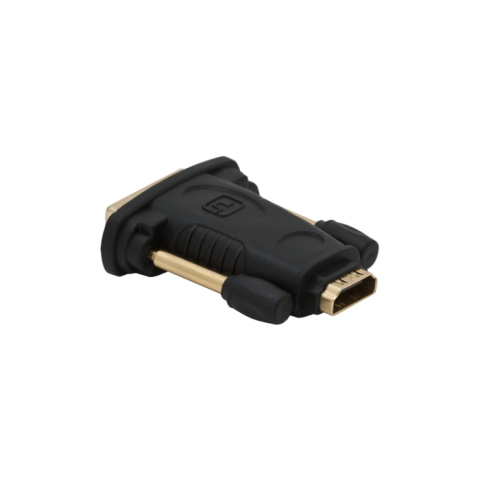 Adaptor DVI-D 24+1 tata la HDMI mama placat cu aur, negru, brand Delight [1]