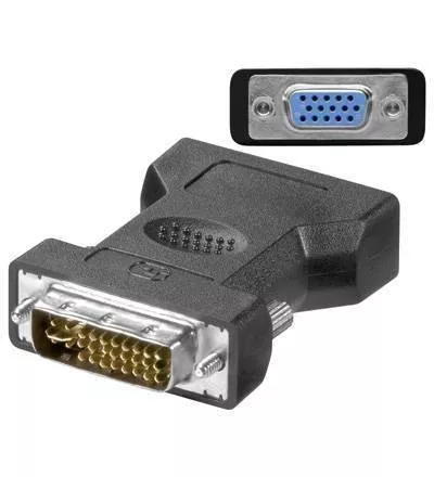 Adaptoare DVI - Adaptor DVI-I 24+5 la VGA mama Goobay – IoElectronice.ro
