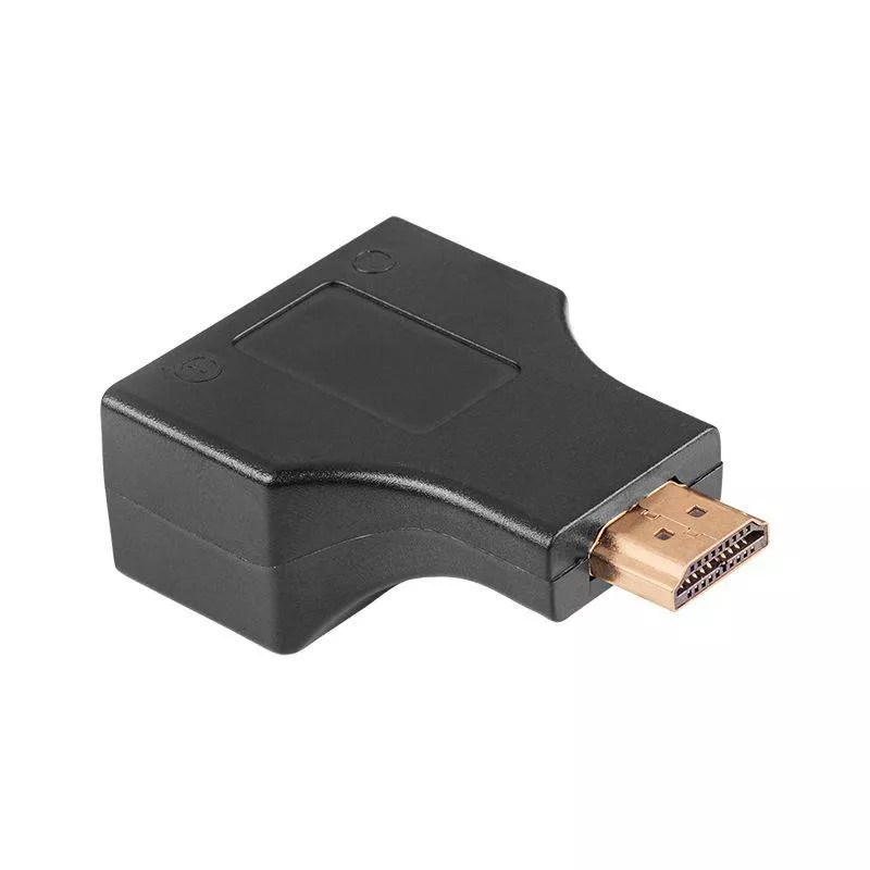 Adaptor Extender HDMI - 2x RJ45 mama, HDMI⇔HDMI, Full HD 1920 x 1080p, brand OEM, garanție 24 luni. [1]