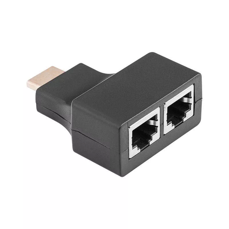 Conectica - Adaptor Extender HDMI - 2x RJ45 mama, HDMI⇔HDMI, Full HD 1920 x 1080p, brand OEM, garanție 24 luni.
