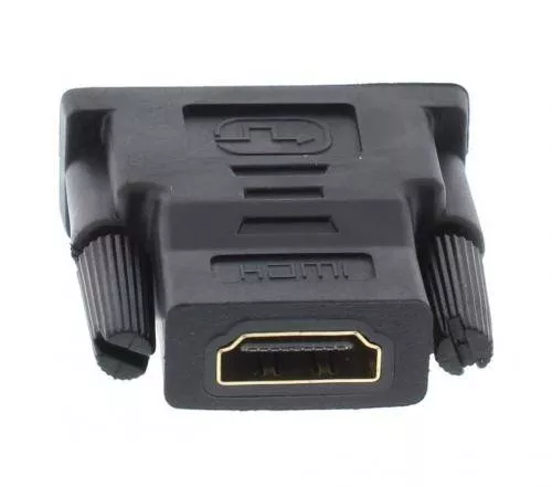 Adaptor HDMI 19 pini mama - DVI-D 24+1 pini tata placat cu aur Well, 24 luni garanție [1]