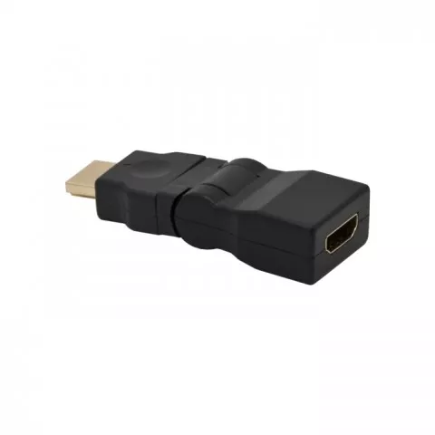 Adaptor HDMI la HDMI rotire 180 Delight, conectori HDMI tata și mama, standard digital, garanție 24 luni. [1]