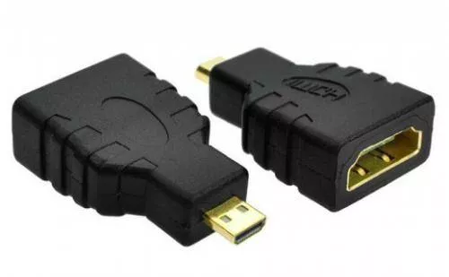Adaptoare HDMI - Adaptor HDMI micro HDMI aurit pentru conectivitate audio-video de înaltă calitate