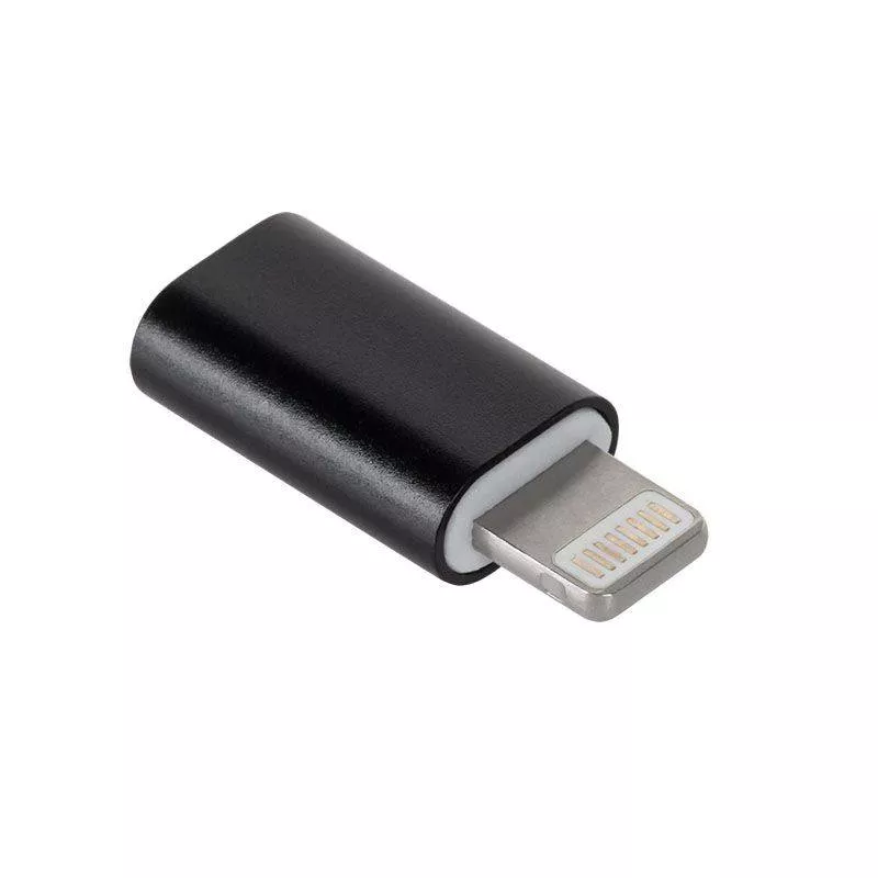 Cabluri telefon-tableta - Adaptor micro USB - lightning negru M-LIFE – IoElectronice.ro