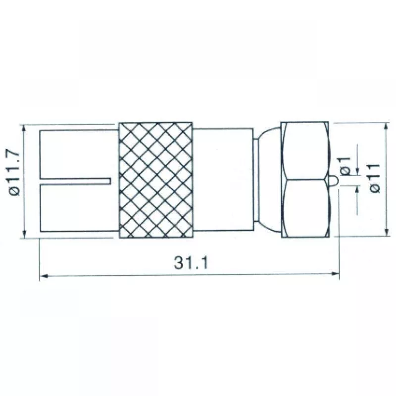 Adaptor mufa TV mama la F tata coaxial cupru Cabletech 24 luni garanție [1]