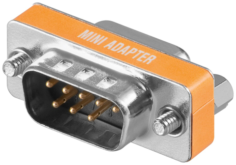 Conectica - Adaptor Null Modem D-SUB RS232 tata 9 pini - D-SUB RS232 mama 9 pini Goobay 50687 – IoElectronice.ro