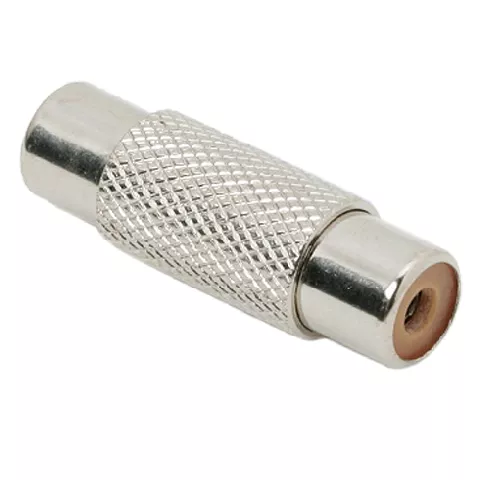 Adaptoare RCA - Adaptor prelungitor RCA mama RCA la mama RCA metalic – IoElectronice.ro