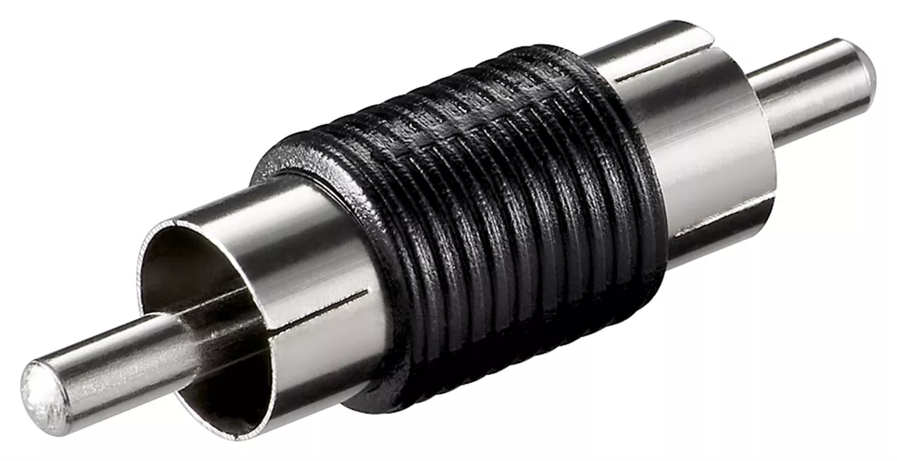 Adaptoare RCA - Adaptor RCA tata - RCA tata Goobay, 24 luni garanție, compatibilitate universală, EAN 4040849116094