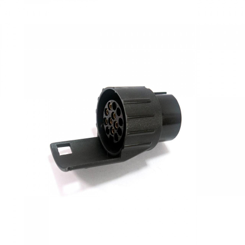 Accesorii Camioane si Remorci - Adaptor remorcă universal 7 la 13 pini, conector 12V, carcasă plastic, pini din metal antioxidant